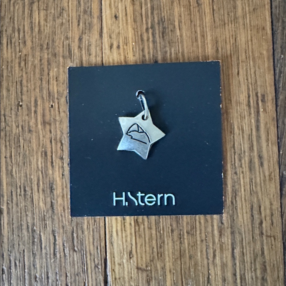 🏔️ H. Stern Sugar Loaf star charm pendant made of pewter.